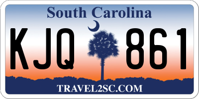 SC license plate KJQ861