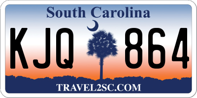SC license plate KJQ864