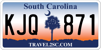 SC license plate KJQ871