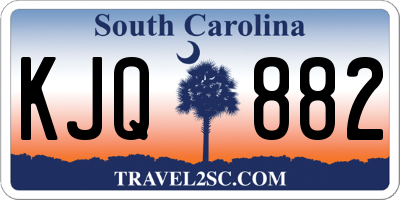 SC license plate KJQ882