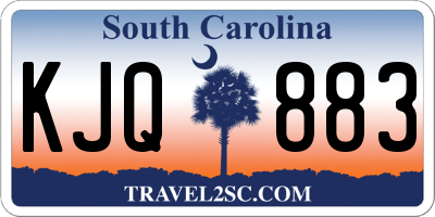 SC license plate KJQ883