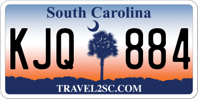 SC license plate KJQ884