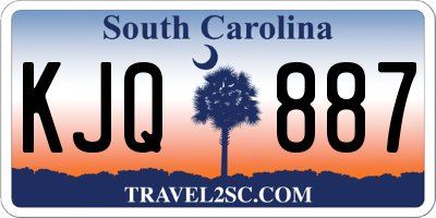 SC license plate KJQ887