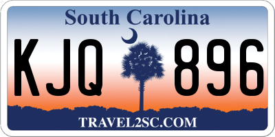 SC license plate KJQ896