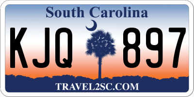 SC license plate KJQ897