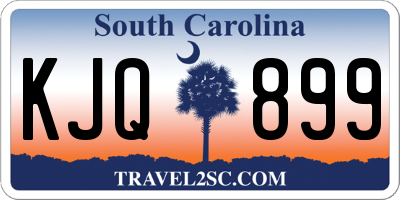 SC license plate KJQ899