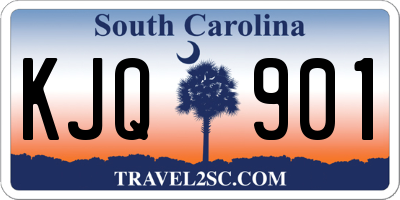 SC license plate KJQ901