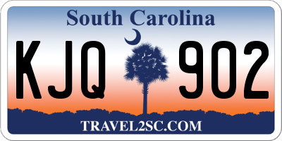 SC license plate KJQ902