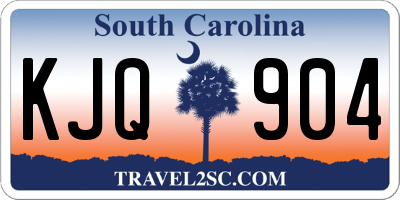 SC license plate KJQ904