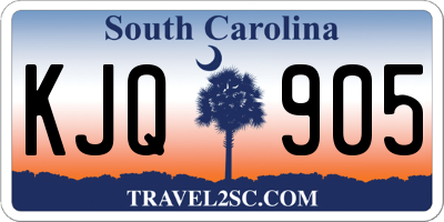 SC license plate KJQ905