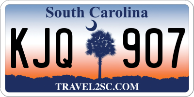 SC license plate KJQ907