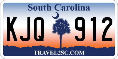 SC license plate KJQ912