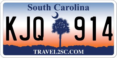 SC license plate KJQ914