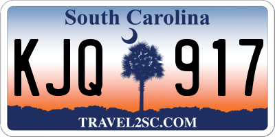 SC license plate KJQ917