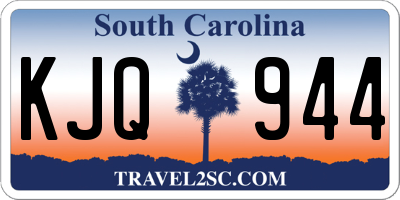 SC license plate KJQ944