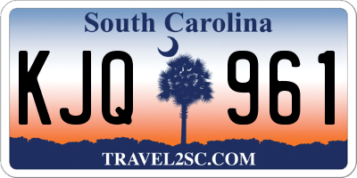 SC license plate KJQ961