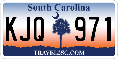 SC license plate KJQ971