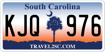 SC license plate KJQ976