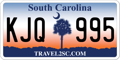 SC license plate KJQ995