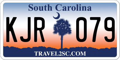 SC license plate KJR079