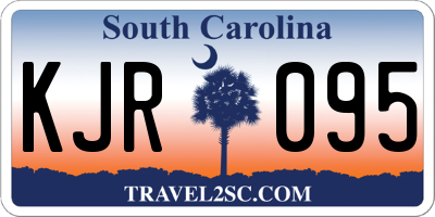 SC license plate KJR095
