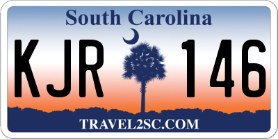SC license plate KJR146