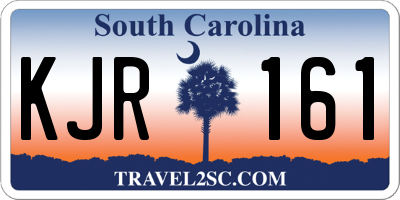 SC license plate KJR161