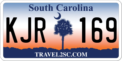 SC license plate KJR169