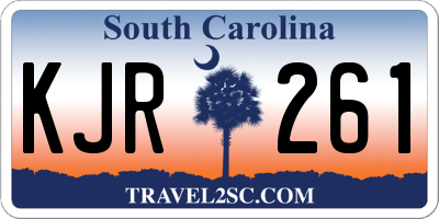 SC license plate KJR261