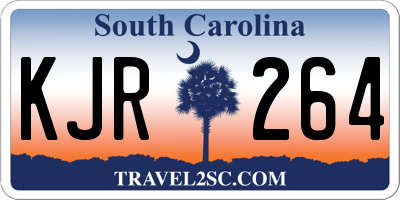 SC license plate KJR264