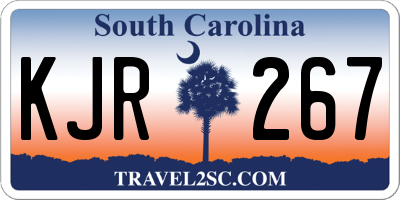 SC license plate KJR267