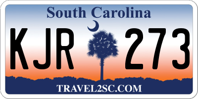 SC license plate KJR273