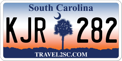 SC license plate KJR282