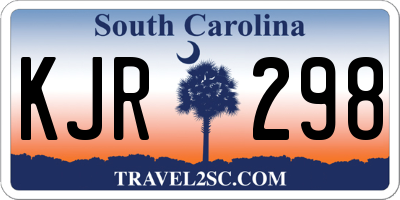 SC license plate KJR298