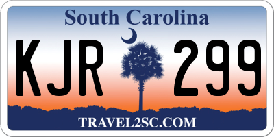SC license plate KJR299