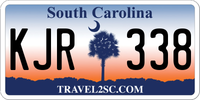 SC license plate KJR338