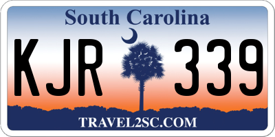 SC license plate KJR339