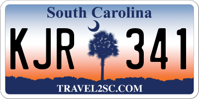 SC license plate KJR341