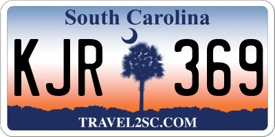 SC license plate KJR369