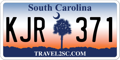SC license plate KJR371