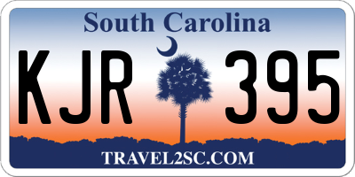 SC license plate KJR395