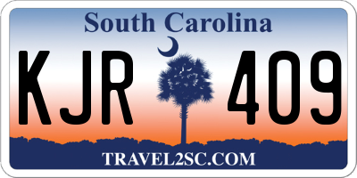SC license plate KJR409