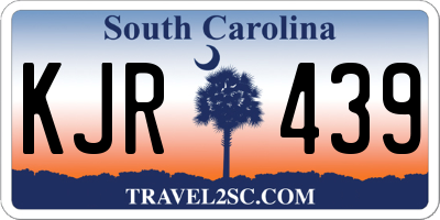SC license plate KJR439