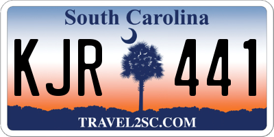 SC license plate KJR441
