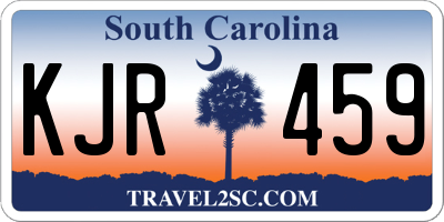 SC license plate KJR459