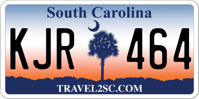 SC license plate KJR464