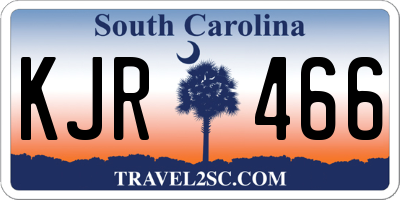 SC license plate KJR466