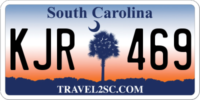 SC license plate KJR469