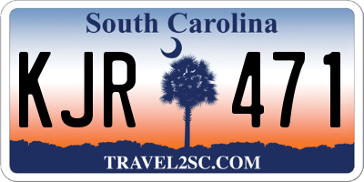 SC license plate KJR471