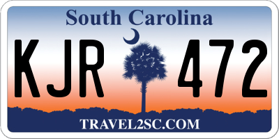 SC license plate KJR472